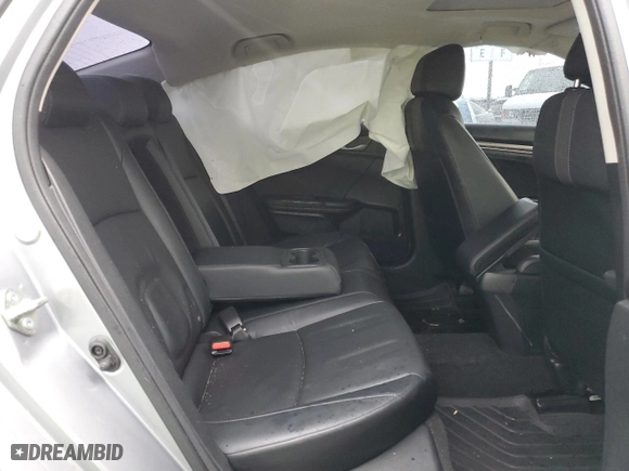 2019 Honda Civic Sedan EX-L with VIN 19XFC1F75KE216657, listed as a Copart auction lot 44454265 with 0 mi miles and Salvage Title. Bid and sale history available at carsss.com. Image 10.