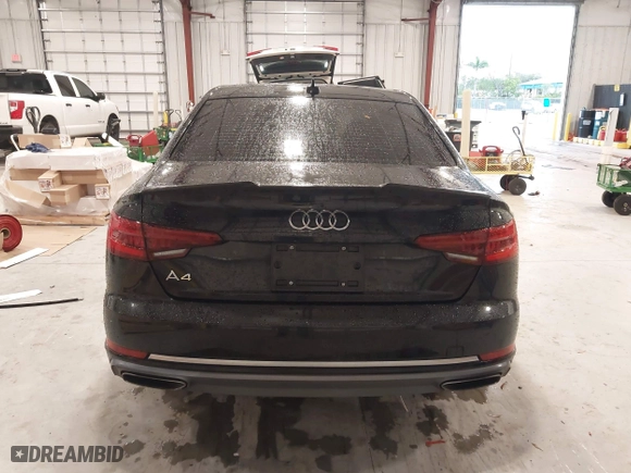 2019 Audi A4 Premium with VIN WAUGMAF41KN004998, listed as a IAAI auction lot 41396015 with 31,438 mi miles. Bid and sale history available at carsss.com. Image 16.