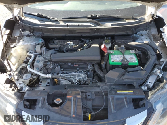 2017 Nissan Rogue SV with VIN KNMAT2MV5HP520355, listed as a Copart auction lot 53693225 with 109,569 mi miles and Salvage Title. Bid and sale history available at carsss.com. Image 12.
