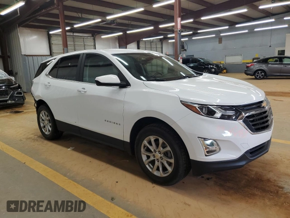 2021 Chevrolet Equinox LT with VIN 2GNAXTEV2M6141551, listed as a Copart auction lot 55253075 with 59,911 mi miles and Salvage title. Bid and sale history available at DreamBid. Image 4.