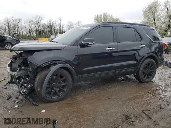 2016 Ford Explorer Limited with VIN 1FM5K8F81GGA76772, listed as a Copart auction lot 52026335 with 112,921 mi miles and Salvage Title. Bid and sale history available at carsss.com. Image 1.