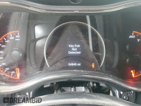 2018 Dodge Durango SRT with VIN 1C4SDJGJ6JC232667, listed as a Copart auction lot 57871095 with 54,945 mi miles and Salvage title. Bid and sale history available at DreamBid. Image 8.