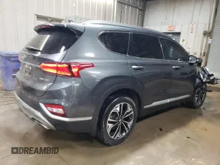 2020 Hyundai Santa Fe SEL with VIN 5NMS3CAA0LH152308, listed as a Copart auction lot 87057694 with 38,271 mi miles and Salvage Title. Bid and sale history available at carsss.com. Image 3.