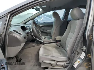 2011 Honda Civic LX with VIN 2HGFA1F55BH522350, listed as a Copart auction lot 53854795 with 39,749 mi miles and Salvage Title. Bid and sale history available at DreamBid. Image 7.