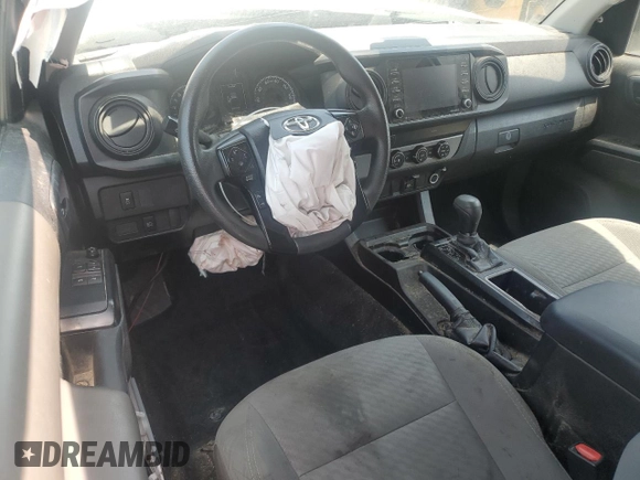 2021 Toyota Tacoma SR with VIN 3TYRX5GN6MT029026, listed as a Copart auction lot 54786755 with 105,315 mi miles and Salvage title. Bid and sale history available at DreamBid. Image 8.