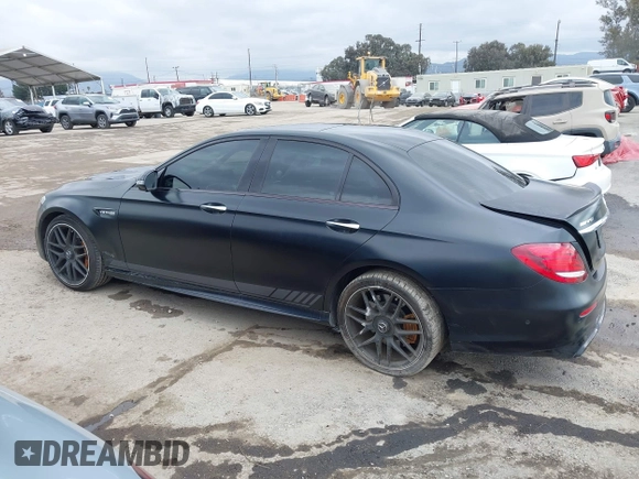 2018 Mercedes-Benz E 63 S AMG with VIN WDDZF8KB4JA224909, listed as a IAAI auction lot 41652066 with 56,712 mi miles and . Bid and sale history available at DreamBid. Image 14.