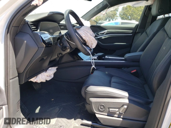 2023 Audi e-tron Chronos with VIN WA1VABGE3PB007985, listed as a Copart auction lot 63577913 with 7,366 mi miles and . Bid and sale history available at DreamBid. Image 7.