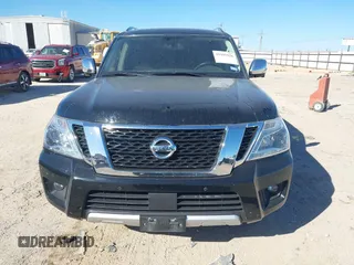 2018 Nissan Armada Platinum with VIN JN8AY2ND5J9060023, listed as a IAAI auction lot 41105928 with 111,290 mi miles. Bid and sale history available at carsss.com. Image 12.