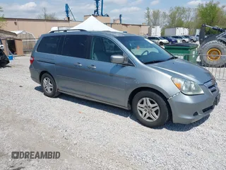 2007 Honda Odyssey EX with VIN 5FNRL38457B042912, listed as a IAAI auction lot 41992847 with 194,822 mi miles and . Bid and sale history available at DreamBid. Image 1.