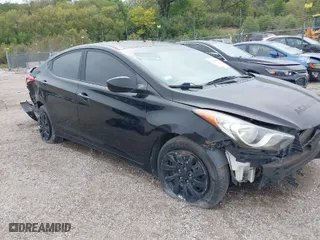 2012 Hyundai Elantra GLS with VIN KMHDH4AE6CU334263, listed as a IAAI auction lot 40390061 with 1 mi miles. Bid and sale history available at carsss.com. Image 1.