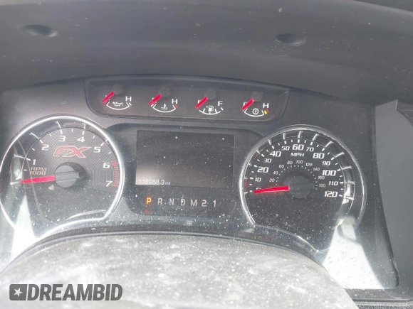 2012 Ford F-150 XL with VIN 1FTFX1EF5CFA47826, listed as a IAAI auction lot 41416177 with 116,988 mi miles. Bid and sale history available at carsss.com. Image 7.
