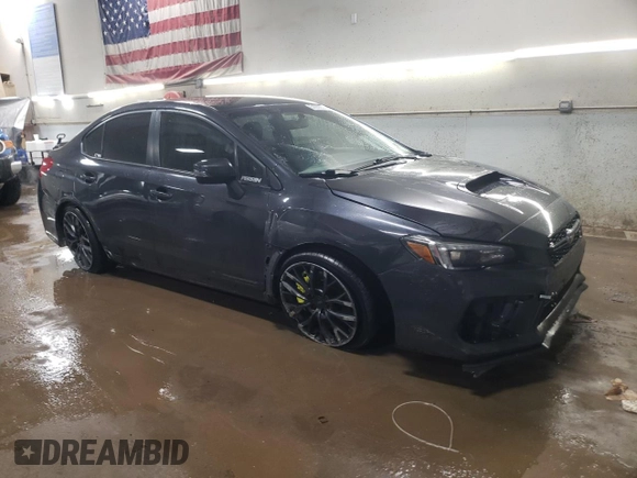 2018 Subaru WRX STI with VIN JF1VA2M67J9815232, listed as a Copart auction lot 51070345 with 69,195 mi miles and Salvage Title. Bid and sale history available at carsss.com. Image 4.