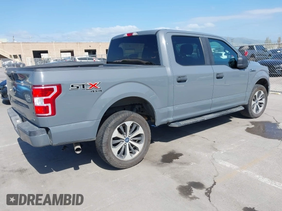2019 Ford F-150 XL with VIN 1FTEW1EP6KKC99243, listed as a IAAI auction lot 42057955 with 99,666 mi miles. Bid and sale history available at carsss.com. Image 4.