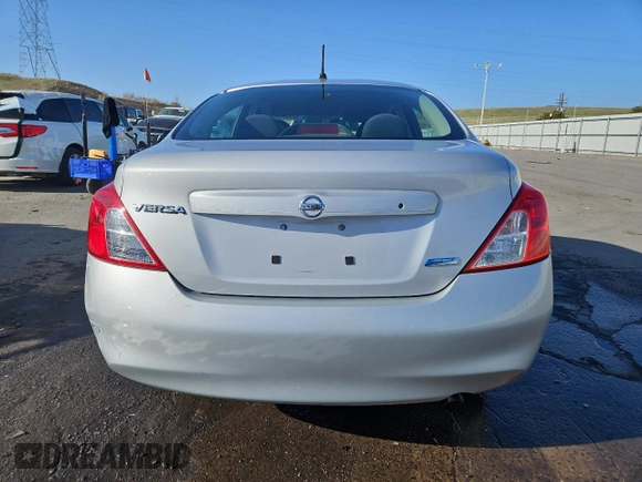 2014 Nissan Versa SV with VIN 3N1CN7AP5EL841182, listed as a Copart auction lot 52396185 with 118,460 mi miles and Salvage Title. Bid and sale history available at DreamBid. Image 6.