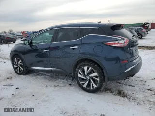 2015 Nissan Murano Platinum with VIN 5N1AZ2MH9FN232819, listed as a Copart auction lot 46922865 with 88,916 mi miles and Salvage Title. Bid and sale history available at carsss.com. Image 2.