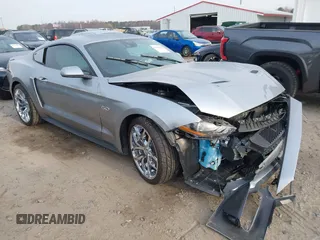 2022 Ford Mustang GT with VIN 1FA6P8CFXN5130369, listed as a IAAI auction lot 41784371 with 9,307 mi miles. Bid and sale history available at carsss.com. Image 1.