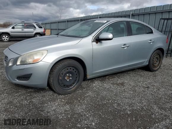 2013 Volvo S60 T5 Premier with VIN YV1612FS8D2184541, listed as a Copart auction lot 53500845 with 257,398 mi miles and Clean Title. Bid and sale history available at carsss.com. Image 1.