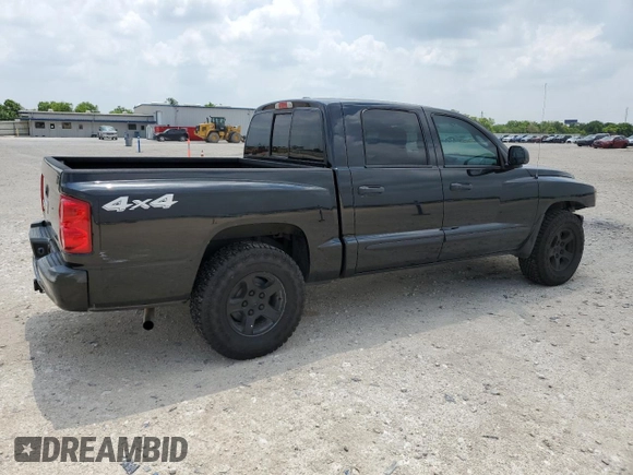 2007 Dodge Dakota SLT with VIN 1D7HW48K97S129325, listed as a Copart auction lot 55304415 with 125,506 mi miles and Clean Title. Bid and sale history available at carsss.com. Image 3.