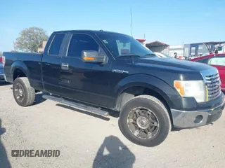 2010 Ford F-150 XL with VIN 1FTFX1EV9AFB48002, listed as a IAAI auction lot 41708287 with 295,954 mi miles. Bid and sale history available at carsss.com. Image 1.