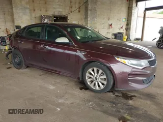 2016 Kia Optima LX with VIN 5XXGT4L32GG021055, listed as a IAAI auction lot 42424285 with 285,318 mi miles and . Bid and sale history available at DreamBid. Image 1.