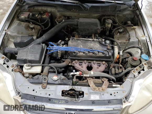 2000 Honda Civic VP z VIN 2HGEJ6611YH535305, wystawiony jako Copart lot #60373365 z przebiegiem 157 718 mil mil oraz Czysty tytuł • Clean title. Historia ofert i sprzedaży dostępna na DreamBid. Obrazek 11.