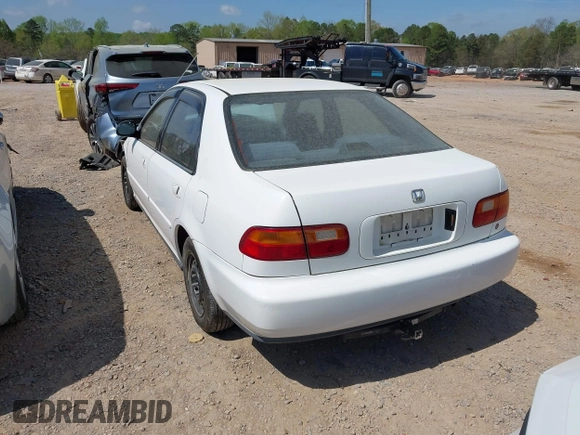 1993 Honda Civic DX z VIN 1HGEG8542PL038710, wystawiony jako IAAI lot #41956929 z przebiegiem 218 360 mil mil oraz . Historia ofert i sprzedaży dostępna na DreamBid. Obrazek 3.
