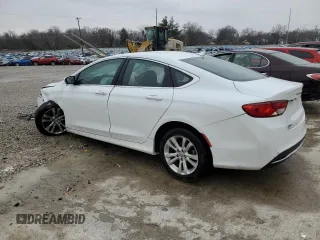 2016 Chrysler 200 Limited with VIN 1C3CCCAB5GN120478, listed as a Copart auction lot 45036665 with 0 mi miles and Non Repairable. Bid and sale history available at carsss.com. Image 2.