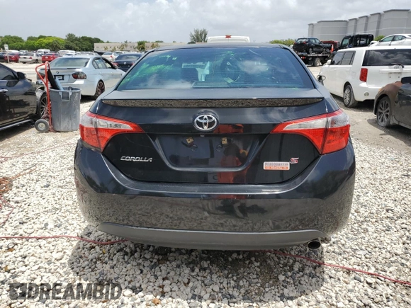 2016 Toyota Corolla L with VIN 2T1BURHE4GC676307, listed as a Copart auction lot 60266715 with 81,819 mi miles and Salvage title. Bid and sale history available at DreamBid. Image 6.
