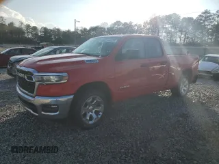 2025 Ram 1500 with VIN 1C6SRFBP7SN515635, listed as a Copart auction lot 44408295 with 4,960 mi miles and Salvage title. Bid and sale history available at DreamBid. Image 1.