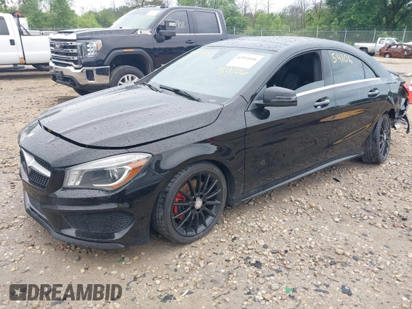 2015 Mercedes-Benz CLA 250 with VIN WDDSJ4GB5FN191257, listed as a IAAI auction lot 42554106 with 136,286 mi miles and . Bid and sale history available at DreamBid. Image 2.