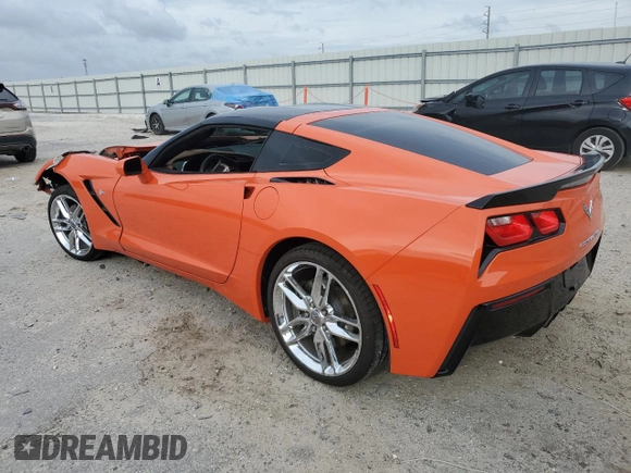 2019 Chevrolet Corvette 2LT with VIN 1G1YD2D71K5100990, listed as a Copart auction lot 73410844 with 30,628 mi miles and Non Repairable. Bid and sale history available at carsss.com. Image 2.