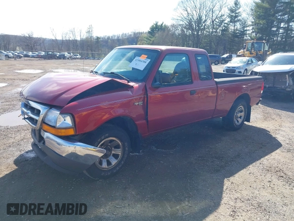 2000 Ford Ranger XL with VIN 1FTYR14V3YTA72602, listed as a IAAI auction lot 41984388 with 125,256 mi miles. Bid and sale history available at carsss.com. Image 20.