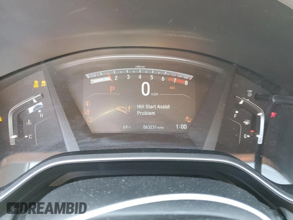 2019 Honda CR-V EX-L with VIN 5J6RW2H83KL036529, listed as a Copart auction lot 48936235 with 63,231 mi miles and Salvage Title. Bid and sale history available at carsss.com. Image 9.