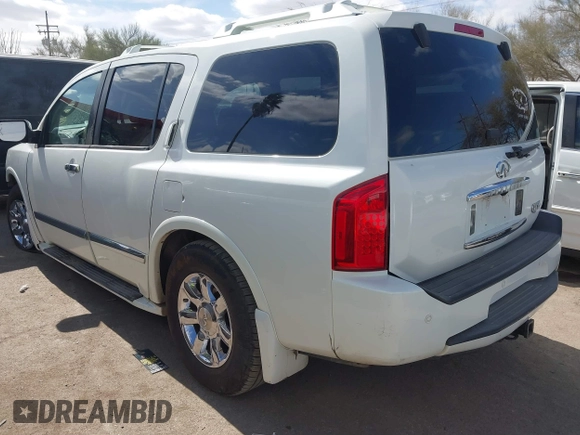 2006 Infiniti QX56 with VIN 5N3AA08C96N809110, listed as a IAAI auction lot 41559615 with 295,270 mi miles. Bid and sale history available at carsss.com. Image 3.