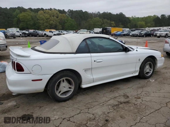 1998 Ford Mustang with VIN 1FAFP4442WF180149, listed as a Copart auction lot 51080475 with 103,736 mi miles and Salvage Title. Bid and sale history available at carsss.com. Image 3.