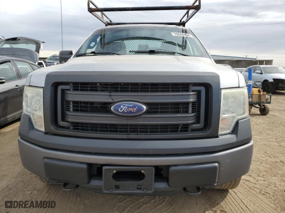 2014 Ford F-150 XL with VIN 1FTMF1EM2EKF07706, listed as a Copart auction lot 76842494 with 190,598 mi miles and Salvage Title. Bid and sale history available at carsss.com. Image 5.