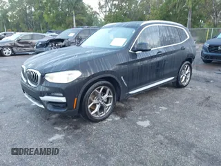 2020 BMW X3 sDrive30i with VIN 5UXTY3C06L9C17279, listed as a IAAI auction lot 41524271 with 38,401 mi miles and . Bid and sale history available at DreamBid. Image 2.
