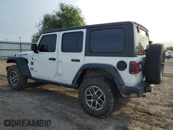 2024 Jeep Wrangler Rubicon with VIN 1C4PJXFG9RW280570, listed as a Copart auction lot 54519055 with 10,638 mi miles and Salvage title. Bid and sale history available at DreamBid. Image 2.