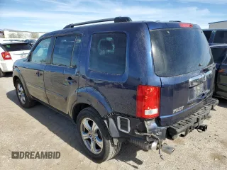 2014 Honda Pilot EX-L with VIN 5FNYF3H76EB025000, listed as a Copart auction lot 43550475 with 107,454 mi miles and Salvage Title. Bid and sale history available at carsss.com. Image 2.