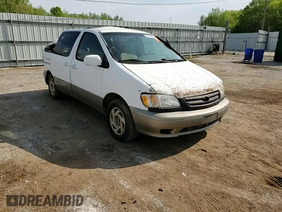2002 Toyota Sienna LE with VIN 4T3ZF13C02U480461, listed as a Copart auction lot 52718925 with 401,011 mi miles and Salvage Title. Bid and sale history available at carsss.com. Image 12.