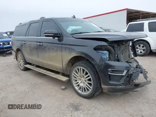 2024 Ford Expedition Max Limited with VIN 1FMJK2A82REA05601, listed as a IAAI auction lot 41367999 with 29,248 mi miles and . Bid and sale history available at DreamBid. Image 1.