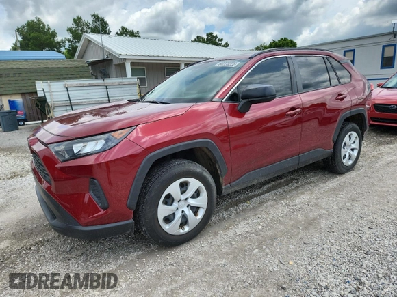 2019 Toyota RAV4 LE with VIN JTMF1RFVXKJ022826, listed as a Copart auction lot 60223225 with 54,180 mi miles and Salvage title. Bid and sale history available at DreamBid. Image 1.