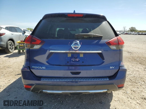 2018 Nissan Rogue SV with VIN KNMAT2MT8JP608871, listed as a Copart auction lot 48659155 with 141,677 mi miles and Salvage Title. Bid and sale history available at carsss.com. Image 6.