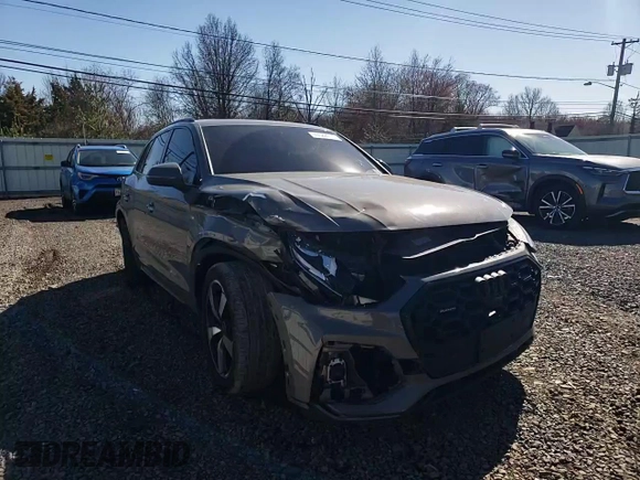 2023 Audi Q5 S line Premium Plus z VIN WA1EAAFY6P2136552, wystawiony jako Copart lot #49588345 z przebiegiem 48 874 mil mil oraz Szkoda całkowita • Salvage title. Historia ofert i sprzedaży dostępna na DreamBid. Obrazek 12.