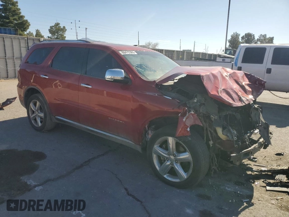 2011 Dodge Durango Citadel with VIN 1D4RE5GG8BC664480, listed as a Copart auction lot 88472365 with 213,747 mi miles and Salvage Title. Bid and sale history available at carsss.com. Image 4.