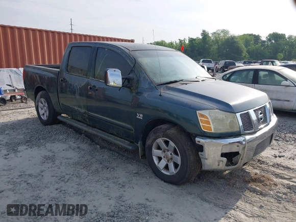 2004 Nissan Titan LE with VIN 1N6AA07A84N549757, listed as a IAAI auction lot 42083786 with 313,053 mi miles and . Bid and sale history available at DreamBid. Image 1.