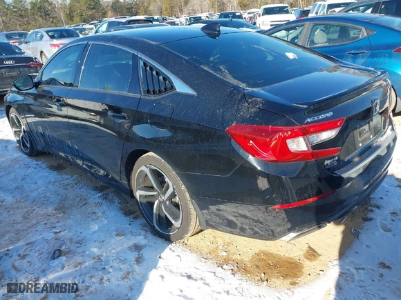 2022 Honda Accord Sedan Sport SE with VIN 1HGCV1F45NA003994, listed as a IAAI auction lot 41398193 with 36,169 mi miles. Bid and sale history available at carsss.com. Image 3.