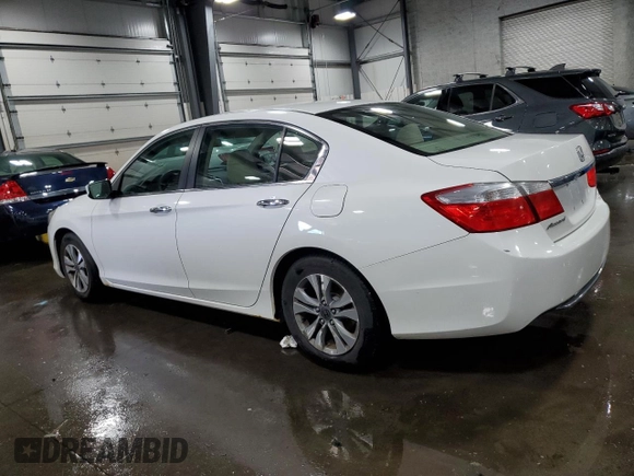 2013 Honda Accord LX z VIN 1HGCR2F32DA221181, wystawiony jako Copart lot #57628065 z przebiegiem 159 040 mil mil oraz Szkoda całkowita • Salvage title. Historia ofert i sprzedaży dostępna na DreamBid. Obrazek 2.