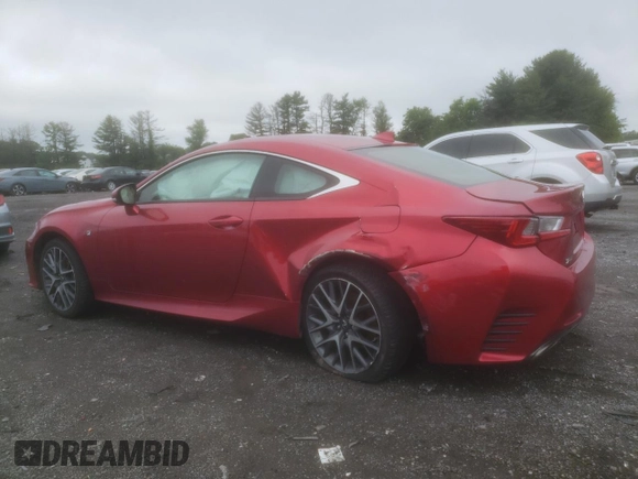 2015 Lexus RC 350 F Sport z VIN JTHSE5BC9F5002273, wystawiony jako Copart lot #58706285 z przebiegiem 105 602 mil mil oraz Szkoda całkowita • Salvage title. Historia ofert i sprzedaży dostępna na DreamBid. Obrazek 2.
