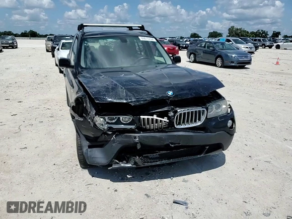 2007 BMW X3 3.0si with VIN WBXPC93447WF15699, listed as a Copart auction lot 66615254 with 105,166 mi miles and Salvage Title. Bid and sale history available at DreamBid. Image 12.